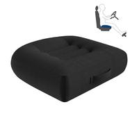 Car Seat Cushions for Driving, Car Seat Elevation Cushion, Adult Car Booster Seat Cushion for Short Drivers, Narrow Booster Seat for Trucks, Cars, Chairs, Wheelchairs (Black)