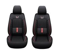 Car Seat Cushions for Porsche Cayenne/Cayenne Coupe/Cayenne E-Hybrid, Front Seat Covers, Full-coverage Leather Seat Covers,Black