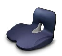 Car Seat Cushions For Renault Master 2010-2023, Memory Foam Pad Driving Comfort Durable Boosts Height Chiar Cushion for Car, Truck, Office,Navy blue