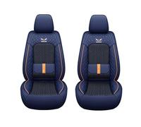 Car Seat Cushions for Skoda Kamiq/Kamiq Monte/Kamiq Monte Carlo, Front Seat Covers, Full-coverage Leather Seat Covers,Blue