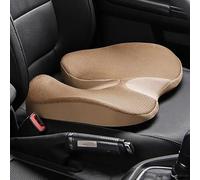 Car Seat Cushions Suitable for Ford Explorer/Capri/Kuga/Mondeo/Mustang/Puma Gen-E, Featuring Ergonomic Memory Foam Hip Pads To Relieve Sciatica, Reduce Stress,Beige
