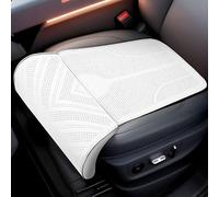 Car Seat Extender Cushion for Buick Regal Generation 6 2010-2017, Car Seat Leg Support Pad Breathable Protector Mat Non-slip Seat Pad Cushion,White