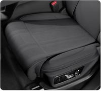 Car Seat Extender Cushion for VW ID. Buzz ID. CROZZ ID. LIFE Jetta Lamando Lavida Multivan Passat Passat CC, Leather Comfortable Portable Extendable Leg Support Extension Pad,B-Black