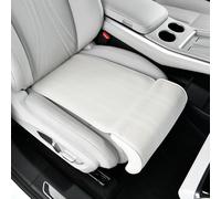 Car Seat Extender Leg Support Cushion for VW T-ROC 2025-2026, Memory Foam Under-Thigh Support Comfort Leg Rest Pads,B/White