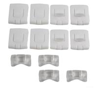 Car Seat Fastener Clip Kit for Golf MK1 MK2 MK3, Plastic Slider Guides (12Pcs)