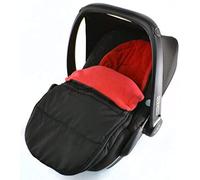 Car Seat Footmuff/Cosy Toes Compatible with Bebecar Easy Maxi New Born Car seat Fire Red