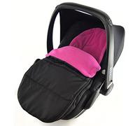 Car Seat Footmuff/Cosy Toes Compatible with Kiddy Evolution Pro Pink Rose