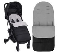 Car Seat Footmuff for Baby, Winter Baby Pushchair Sleeping Bag, Universal Pram Foot Muff for Pushchair Buggy Accessories (White)