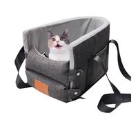 Car Seat For Dogs,Cozy Center Console Puppy Booster Seat,Cat Dog Pet Car Booster Seat,Portable And Detachable Pet Bucket Elevated Seat For Small Medium Dogs Cats