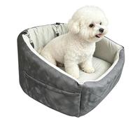 Car Seat for Dogs, Refreshing Waterproof with Pockets | Raised Seat for Dogs in the Car | for Small Medium Puppies Cats SUV Camper Pick-up Travel