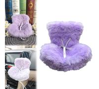 Car Seat for Plush Toy with Vent Clip, 10-17cm Doll Accessories-Have a Seat Available for Plush Dolls, Includes Seat Leg for Desktop Display (Purple)