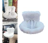 Car Seat for Plush Toy with Vent Clip, 10-17cm Doll Accessories-Have a Seat Available for Plush Dolls, Includes Seat Leg for Desktop Display (White)