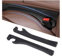 Car Seat Gap Filler 2 Pack, Universal Fit PU Leather Car Seat Gap Plug to Fill The Gap Between Seat and Console, Car Seat Crevice Blocker Stop Things from Dropping