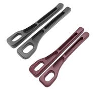 Car Seat Gap Filler, 4 PCS Car Seat Gap Filler Organiser, Universal Fit for Cars SUVs Trucks, Black and Brown Gap Fillers to Prevent Items Falling