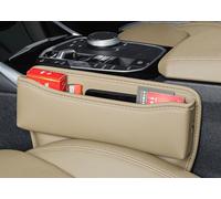 Car Seat Gap Filler Organiser for BMW Serie 4 Series 4er F32 / F33 G22 / G23 Slit Pocket Cell Phone Filler Holder Automotive Organizer Car Accessories, beige style