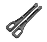 Car Seat Gap Filler Set of 2, Universal Fit Soft Car Seat Gap Plug to Fill The Gap Between Seat and Console, Car Seat Crevice Blocker Stop Things from Dropping (Black)