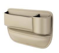 Car Seat Gap Organiser For Audi A3 8Y 45 TFSI e Sportback 2020-2024, Pu Leather Cup Holder Storage Box Coins Phones Small Essentials & Tools From Falling,D2/Beige - Co-pilot