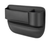 Car Seat Gap Organiser For Mini Cooper S Cabrio 2009-2016, Pu Leather Cup Holder Storage Box Coins Phones Small Essentials & Tools From Falling,A2/Black - Co-pilo