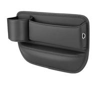Car Seat Gap Organiser For Volvo XC40 Recharge 2020-2022, Pu Leather Cup Holder Storage Box Coins Phones Small Essentials & Tools From Falling, A1/Black - Pilot