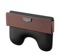 Car Seat Gap Organizer for Toyota Sequoia SR5 SUV 2010-2025, Prevent Falling Mobile Keys Organizer Gap Cover for Cars Quick Installation,Brown