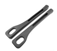 Car Seat Gap Sealer Set 2pcs Designed for Use Between Driver and Passenger Seats and Center Console in Most Passenger Vehicles (Black)