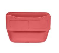 Car Seat Gaps Filler Organiser for Audi A4 Sedan B5 B6 B7 B8 B9, Leakproof PU Leather Car Console Side Pocket Accessories,Red