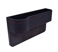 Car Seat Gaps Filler Organiser for Bmw i3 i4 i5 i7 i8, Leakproof PU Leather Car Console Side Pocket Accessories,6 BlackA Right