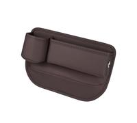 Car Seat Gaps Filler Organiser for BMW X1 X2 X3 X4 X5 X6 X7 XM GT, Leakproof PU Leather Car Console Side Pocket Accessories,4 Brown Left