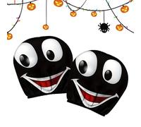 Car Seat Head Cover | Car Headrest Pillow Cover,Funny Cartoon Eyes Front Pillow Decorations for SUV Truck MPV Tractor RV Trailer Automobile