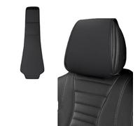 Car Seat Headgear for LINCO Aviator(6seats with armrest) 2020-2023, Car Seat Head Rest Protector Cover Leather Decorative Pillow Case Accessories,Black
