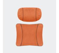 Car Seat Headrest Lumbar Support Pillow Set for Ferrari Roma 2024, Multifunction Cushion Transformable Into Blanket Suede Touch Perforated Surface,E