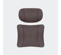 Car Seat Headrest Lumbar Support Pillow Set for Ferrari Roma 2024, Multifunction Cushion Transformable Into Blanket Suede Touch Perforated Surface,C