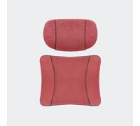 Car Seat Headrest Lumbar Support Pillow Set for Ferrari Roma 2024, Multifunction Cushion Transformable Into Blanket Suede Touch Perforated Surface,D