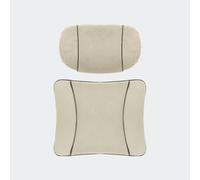 Car Seat Headrest Lumbar Support Pillow Set for Ferrari Roma 2024, Multifunction Cushion Transformable Into Blanket Suede Touch Perforated Surface,A