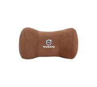 Car Seat Headrest Pillow for Volvo S60 S80 S90 XC40 XC60 XC90 V40 V60 V70 V90, Head Neck Rest Cushion, Comfortable Soft Car Seat Back Pillows, Car Seat Neck Support for Travel and Driving,E Brown