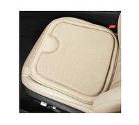 Car Seat Leather Breathable Cushion,3D Memory Foam Heightening Seat Cushion Cover,Universal Car Front Seat Non-Slip Pad,All Seasons Cushions for Most Car,SUV,Truck,Office Chair,Wheelchair (Beige)