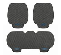 Car Seat Mat For Opel Zafira Zafira Life, 3pc Front and Rear Car Seat Bottom Cushion Cover Set with Pockets Car Seat Pad Seat Protector,Grey-Three piece set