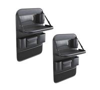 Car Seat Organiser for Audi A4 A5 Q7 Q5 TT TTS S4 S5 RS3 RS4 RS5 RS6, Backseat Travel Storage with Foldable Tray Table Anti-kick Waterproof Car Accessories,2 Pcs
