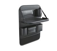 Car Seat Organiser with Foldable Car Table for Seat Toledo IV (NH) 2013-2018, Multi-Functionalback Seat Organiser Multiple Pockets Multifunctional
