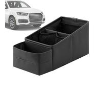 Car Seat Organizer Partition Storage 31.5x16.5x16 CM Car Caddy Accessories Organiser Back Seat Leather Black Boot Storage Backseats Organiser For Kids For Cell Phone Drinks Key Water