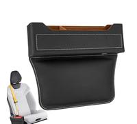 Car Seat Organizer: Quality ABS Construction In Black Color, Car Interior Spaces, Storage For Side Cracks, Designed