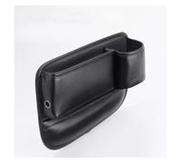 Car Seat Organizer Seat Gap Water Cup Holder Leather Crevice Side Storage Box Driver Front Auto Filler Organizer In The Car(Copilot-Black)