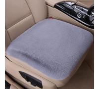 Car Seat Pad for Audi Q7 7 Seats 2020-2023, Portable Winter Warming Cushion Plush Car Seat Cushion Accessories,Light gray*1