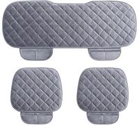 Car Seat Pads for Renault Clio 5 Clio 4 Clio 3 Estate 2001-2024, Winter Warm Non-Slip Front and Back Seat Covers Cushion Set Car Accessories
