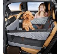 Car Seat Pet Protection Pad for Odyssey 2019 2020 2021 2022 front-row-has-armrest-boxes,PU Leather luxury Foldable Waterproof Non-Slip Durable Travel Gear Accessories,A/Grey-A/Big