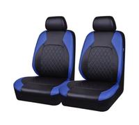 Car Seat Protector For Lada Priora Sedan Sport Kalina For Granta | Vesta Largus Vaz Samara Car Accessories 2 Seat Universal PU Leather Cover(Black BLUE)
