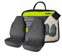 Car Seat Protector Front Set Cover Non-slip Waterproof Universal Fit Airbag Van