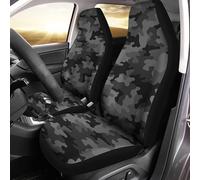 Car Seat Protector Grey Camouflage Car Seat Covers Scratch Proof Padded Cover Edge Wrapping Car Seat Protector For Suv Cars Trucks