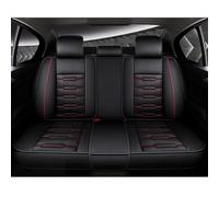 Car Seat Protector Leather Car Seat Cover For A4 B8 B6 B7 Avant A3 8P A5 Sportback Q2 Q3 A7 Q7 4L 100 C4 A6 4F C7 C5 Accessories Car Seat Cushion Cover(Black Red 4pcs,Rear)