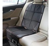 Car Seat Protector Mat Zuoao Auto Seat Protector Mat Leather Anti-Slip Protection with Organiser Pockets for Child Baby Cars Seats